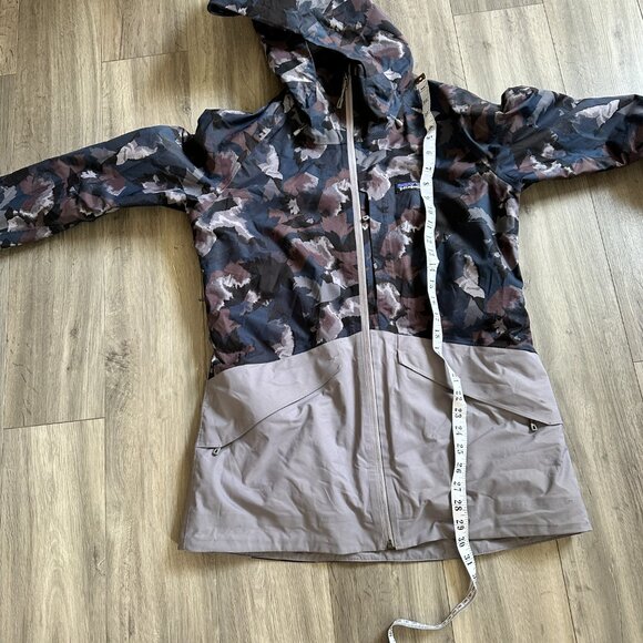 Patagonia insulated snowbelle jacket camo recco ski jacket size medium - Picture 6 of 12